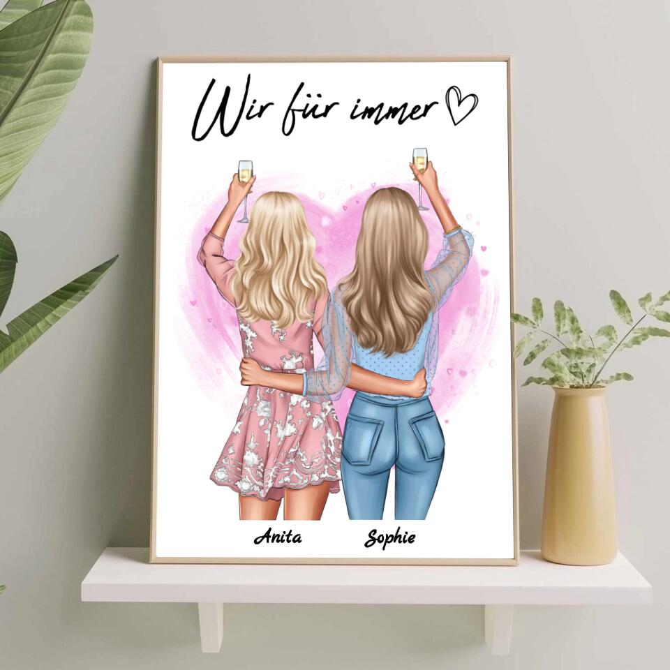 Wir für immer - Personalisiertes Poster