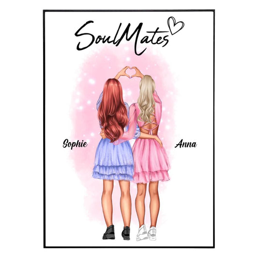 Soul Mates - Personalisiertes Poster