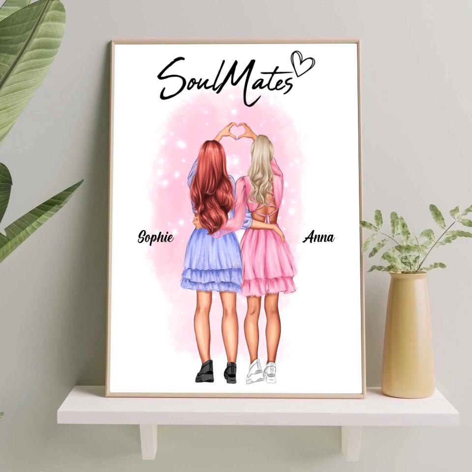 Soul Mates - Personalisiertes Poster