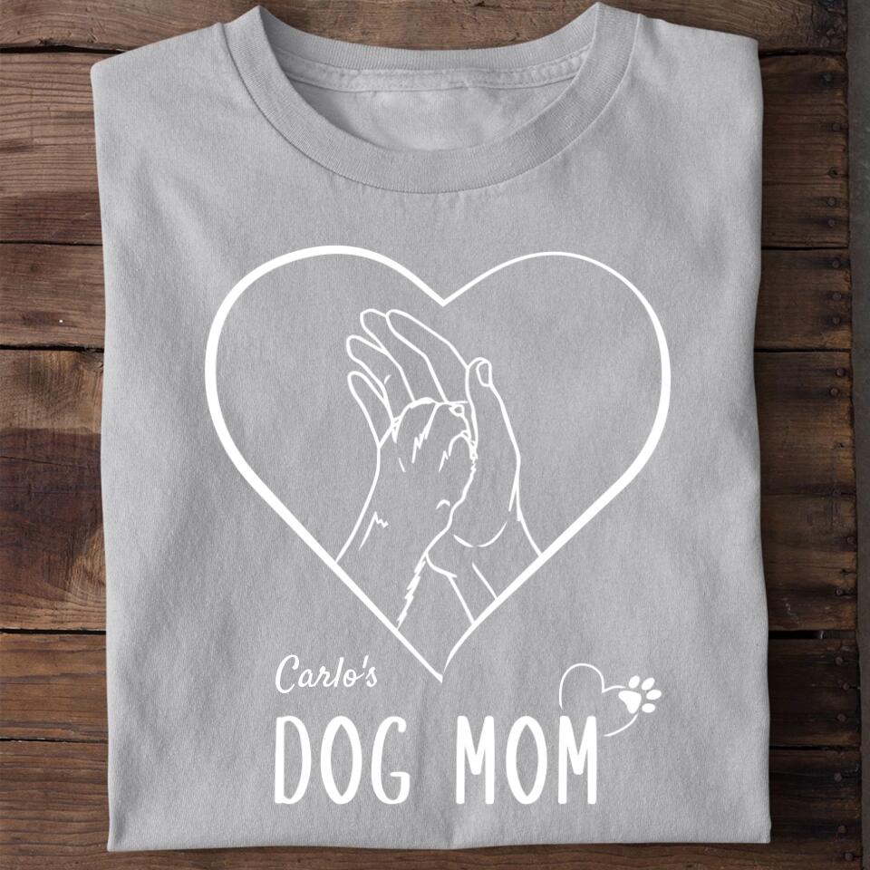 Dog Mom - Personalisiertes T-Shirt