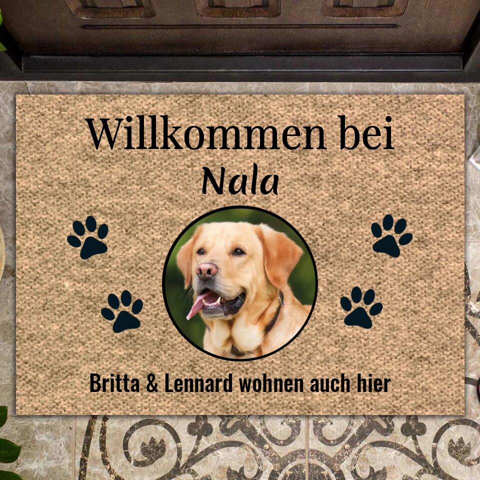 Eigenes Foto - Personalisierte Haustier Fußmatte