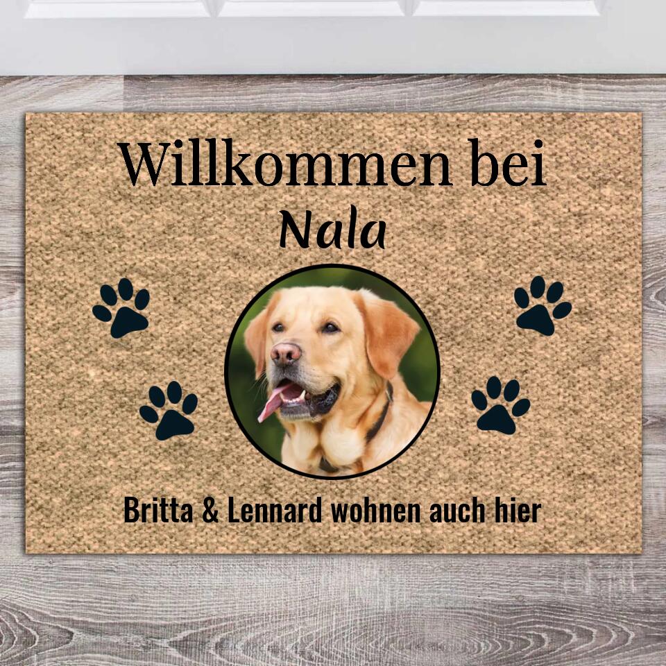 Eigenes Foto - Personalisierte Haustier Fußmatte