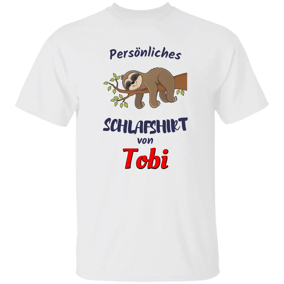 Schlafshirt - Personalisiertes T-Shirt
