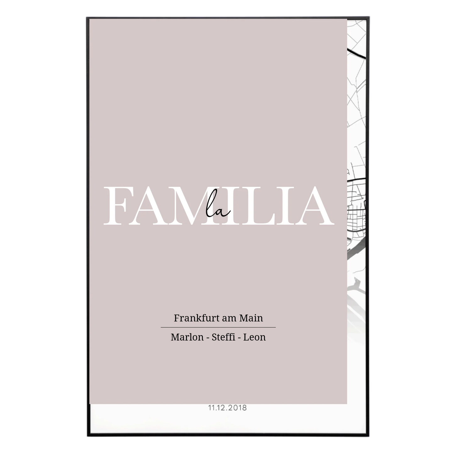 La Familia - Personalisiertes Poster