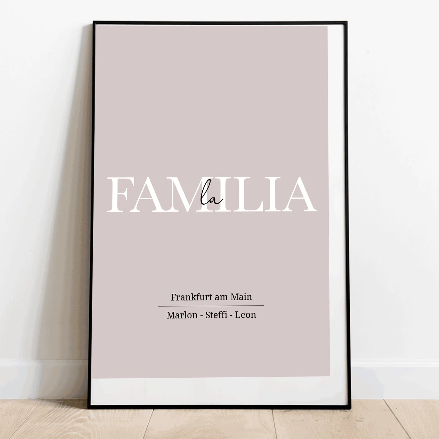La Familia - Personalisiertes Poster