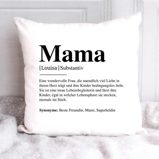 Mama Definition - Personalisiertes Kissen