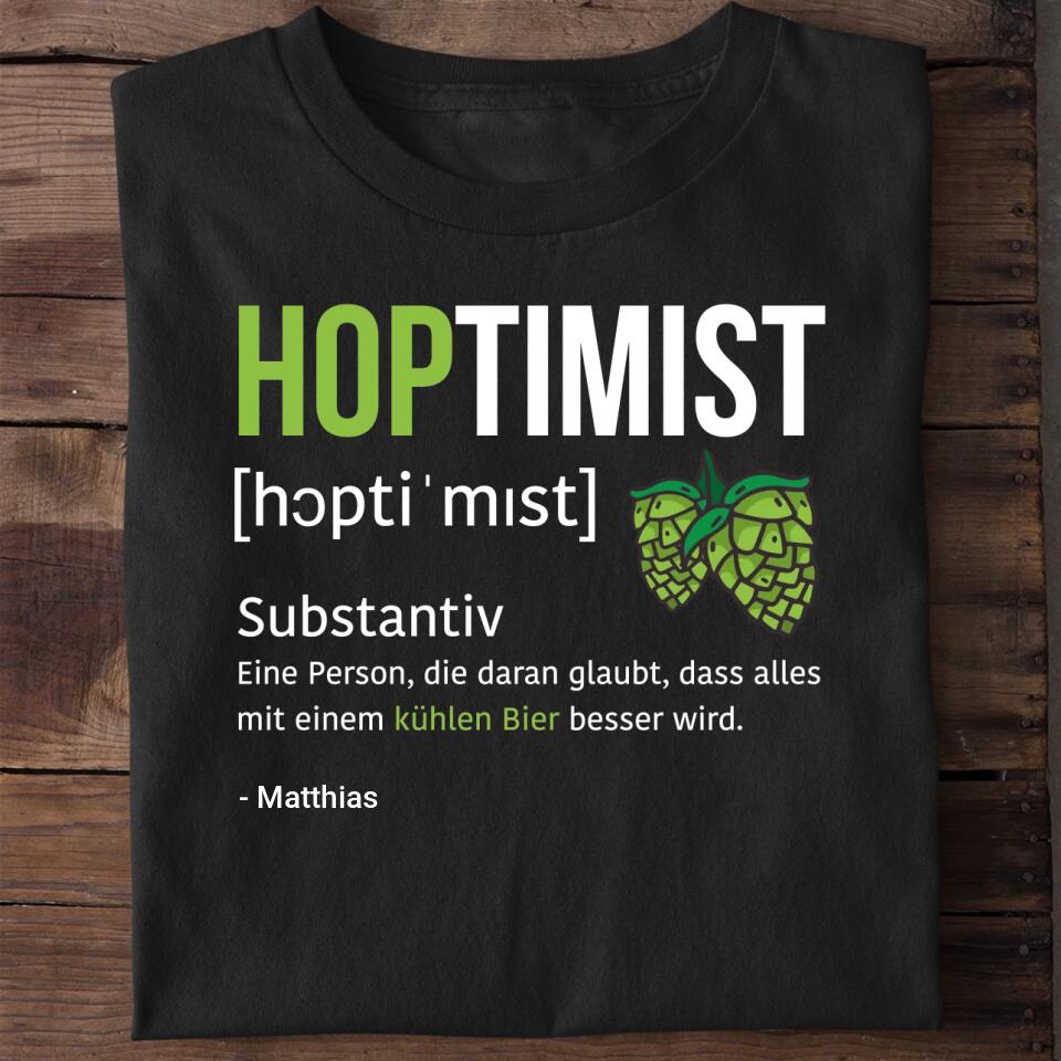 Hoptimist - Personalisiertes T-Shirt