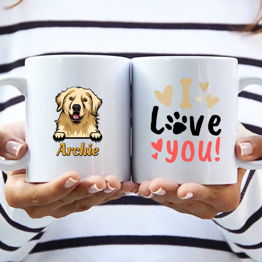 I Love You! - Personalisierte Tasse