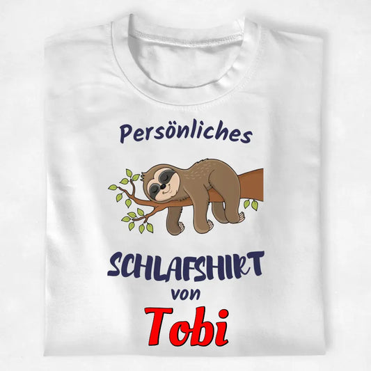 Schlafshirt - Personalisiertes T-Shirt