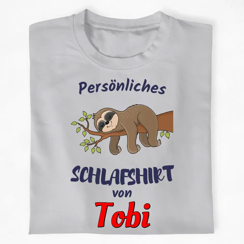 Schlafshirt - Personalisiertes T-Shirt