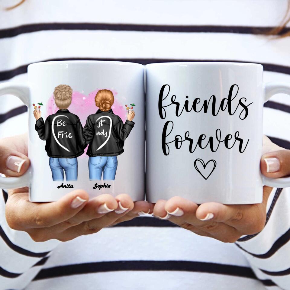 Friends Forever - Personalisierte Tasse