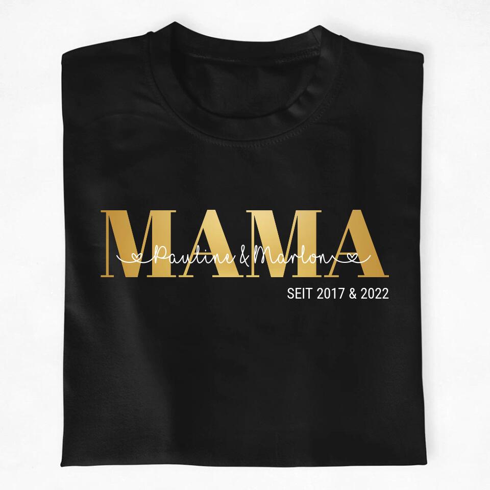 Mama - Personalisiertes T-Shirt