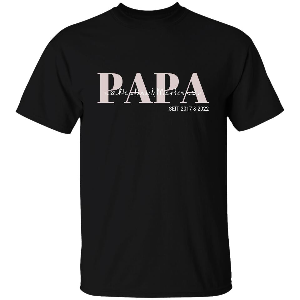 Papa - Personalisiertes T-Shirt